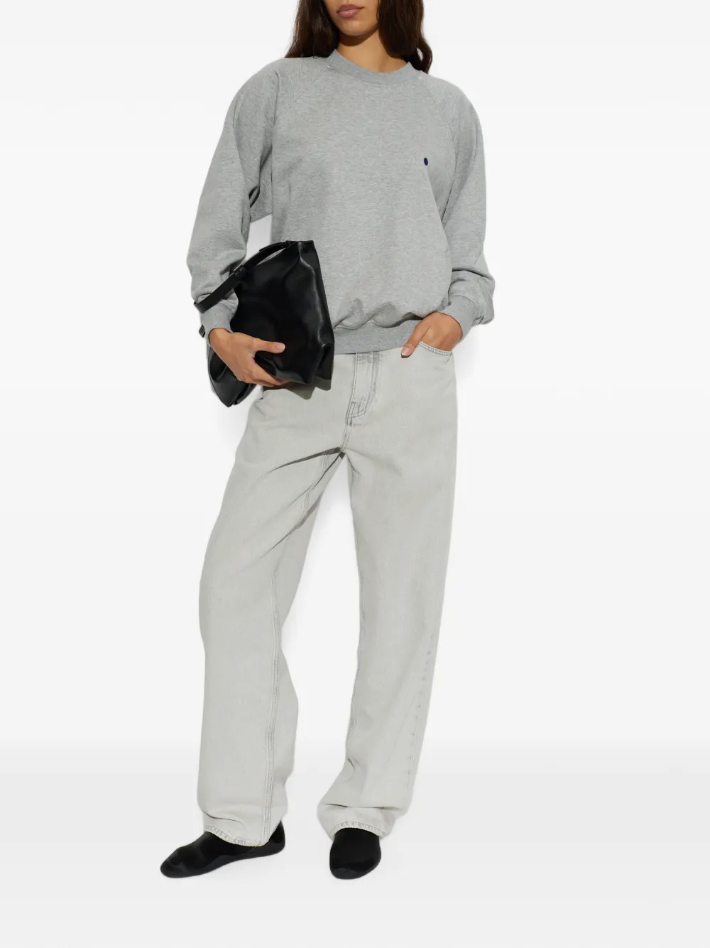 Jil Sander Sweater met ronde hals Grijs