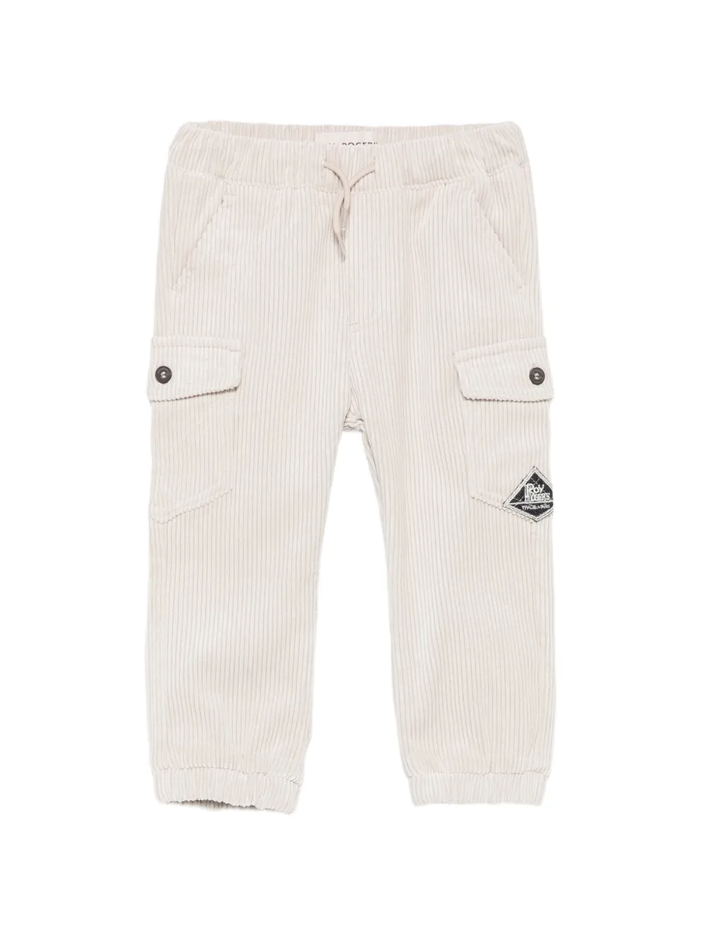 Roy Rogers Kids corduroy cargo pants - Toni neutri