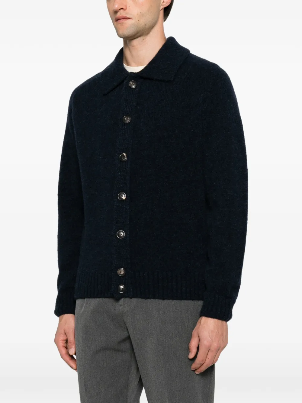 Filippo De Laurentiis button-fastening cardigan Blauw