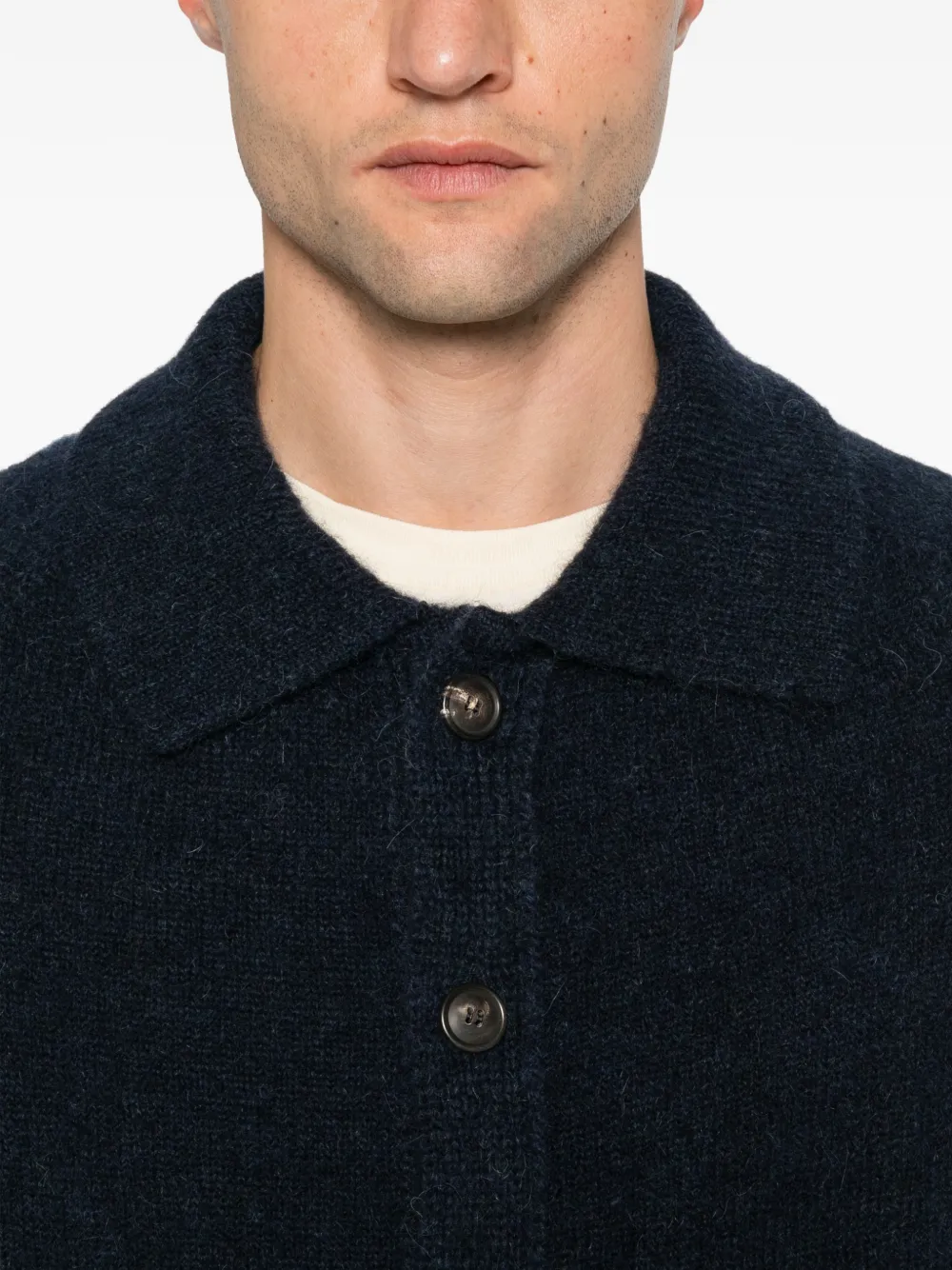 Filippo De Laurentiis button-fastening cardigan Blauw