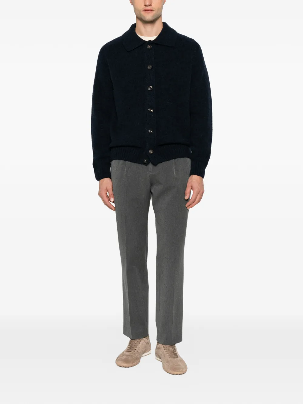 Filippo De Laurentiis button-fastening cardigan Blauw