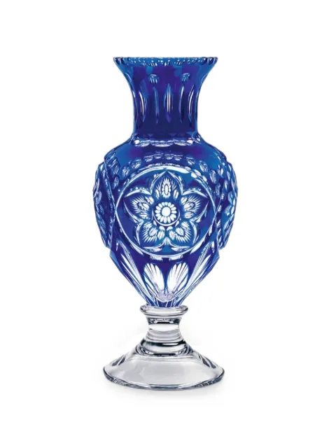 Mario Cioni & C Rinascimento floral-engraved vase