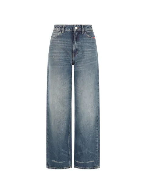 AMISH Linda Trash faded wide-leg jeans