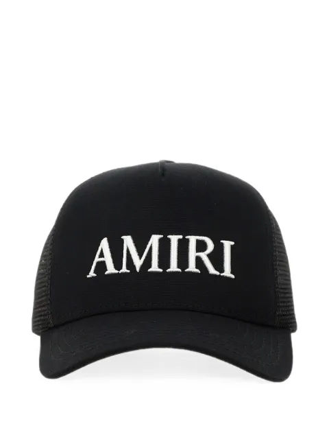 AMIRI logo-embroidered mesh-panel cap