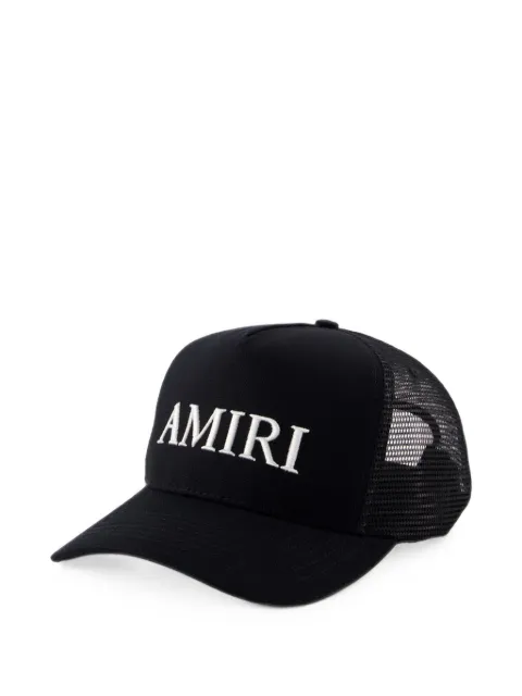 AMIRI logo-embroidered mesh-panel cap