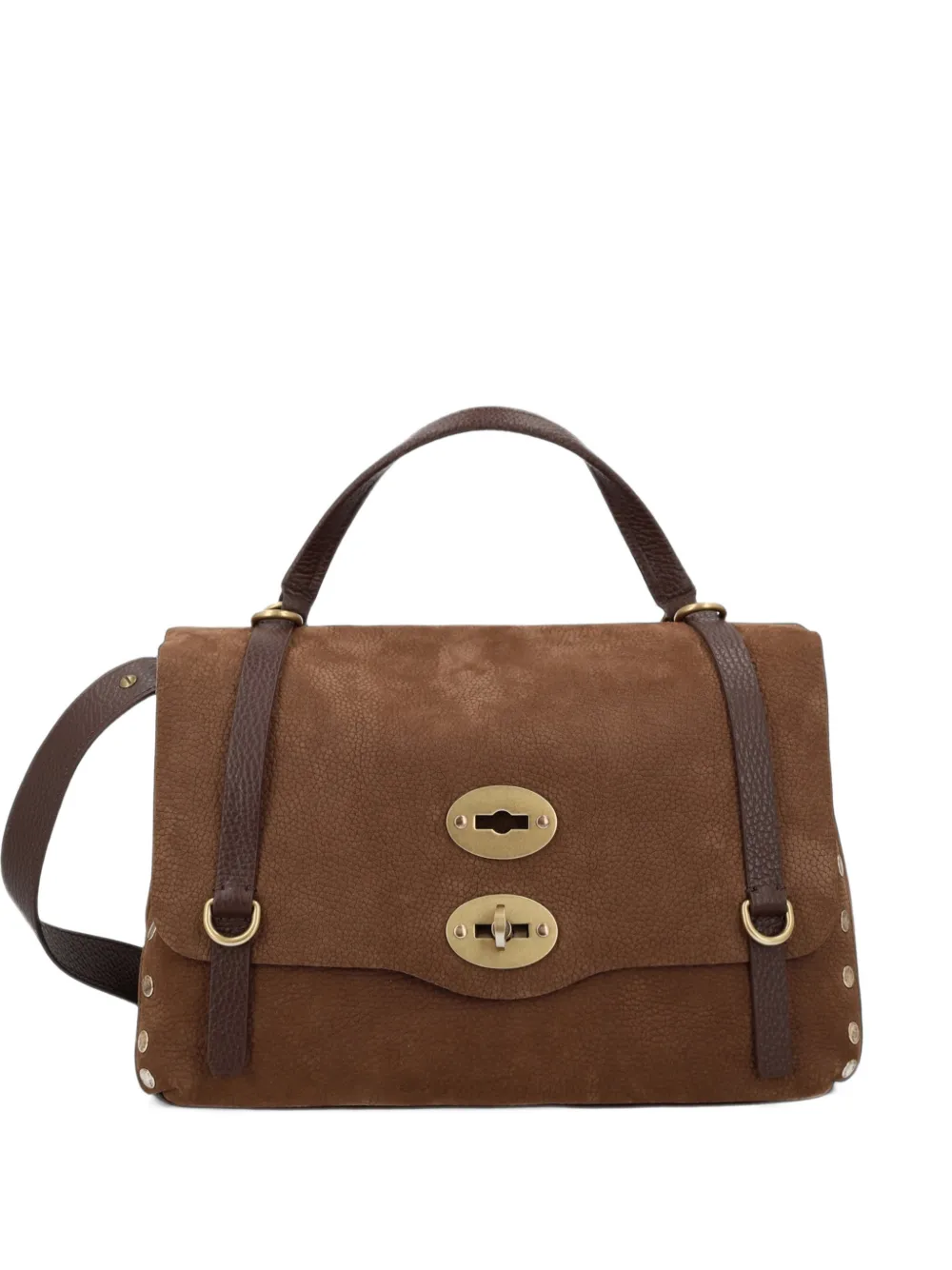 Zanellato stud-embellished tote bag Bruin
