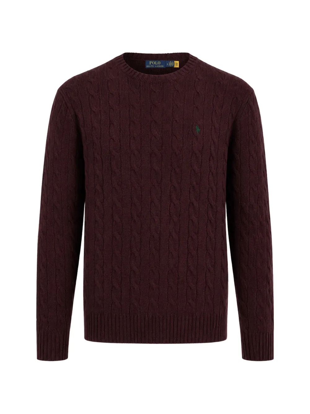 Polo Ralph Lauren cable-knit wool-cashmere jumper - Rosso