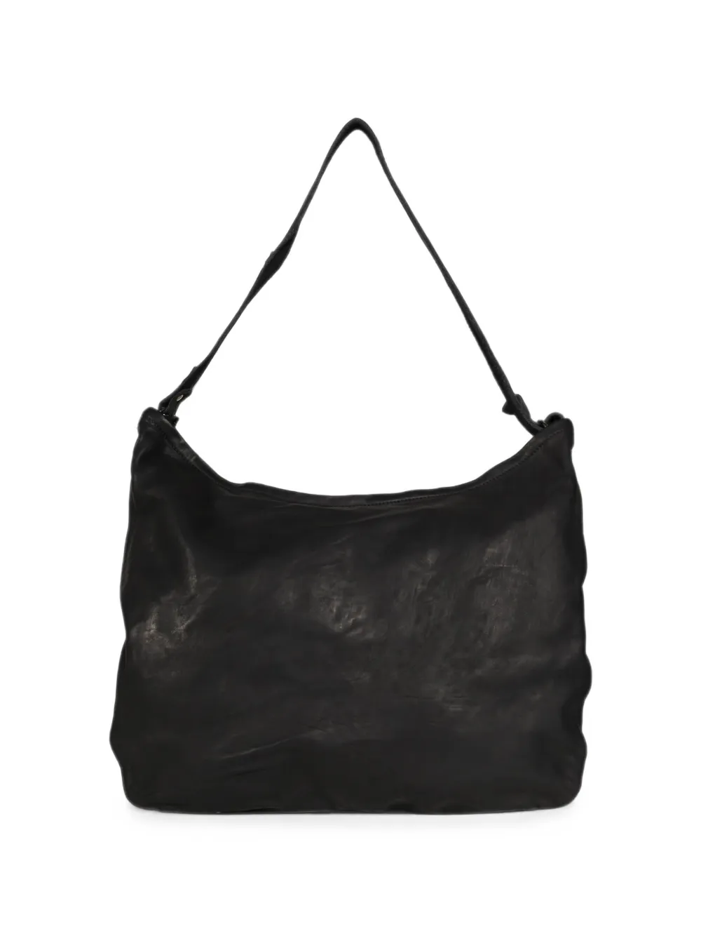 Guidi leather shoulder bag - Nero