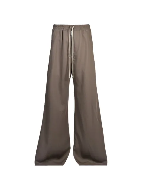Rick Owens Bela drawstring wide-leg wool trousers