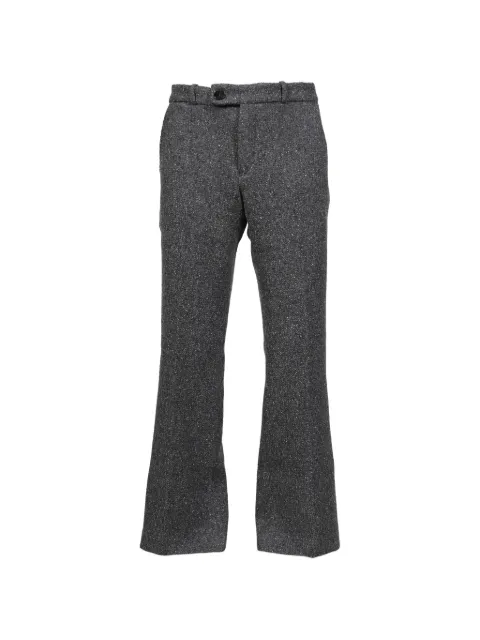 Ernest W. Baker tweed flared trousers