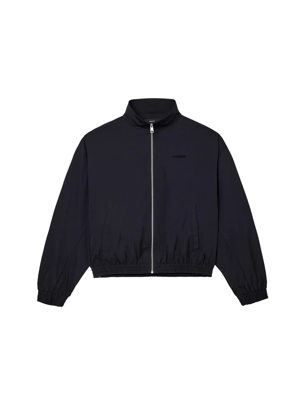 Purple Brand Jack met geborduurd logo en rits Zwart