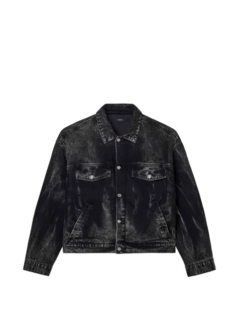 Purple Brand tie-dye denim jacket