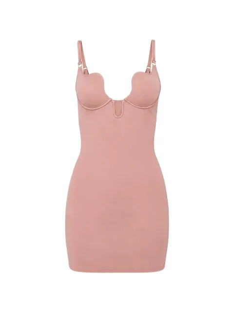 Fleur Du Mal slip dress corto con cordones