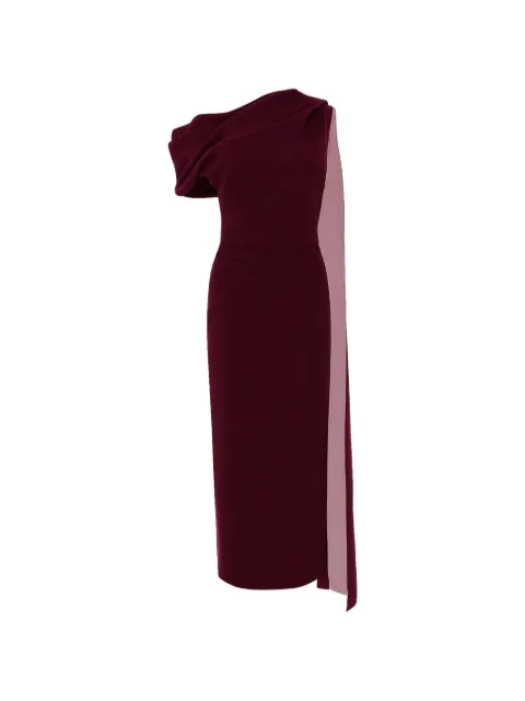 Roksanda Maite draped panel midi dress