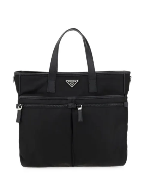 Prada Re-Nylon and Saffiano leather tote bag