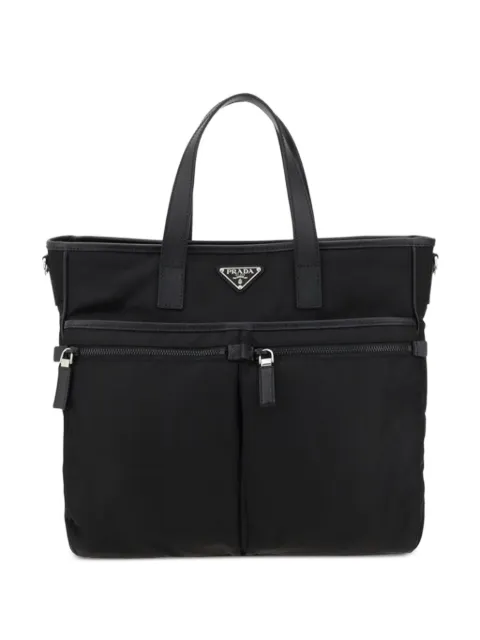 Prada Re-Nylon and Saffiano leather tote bag