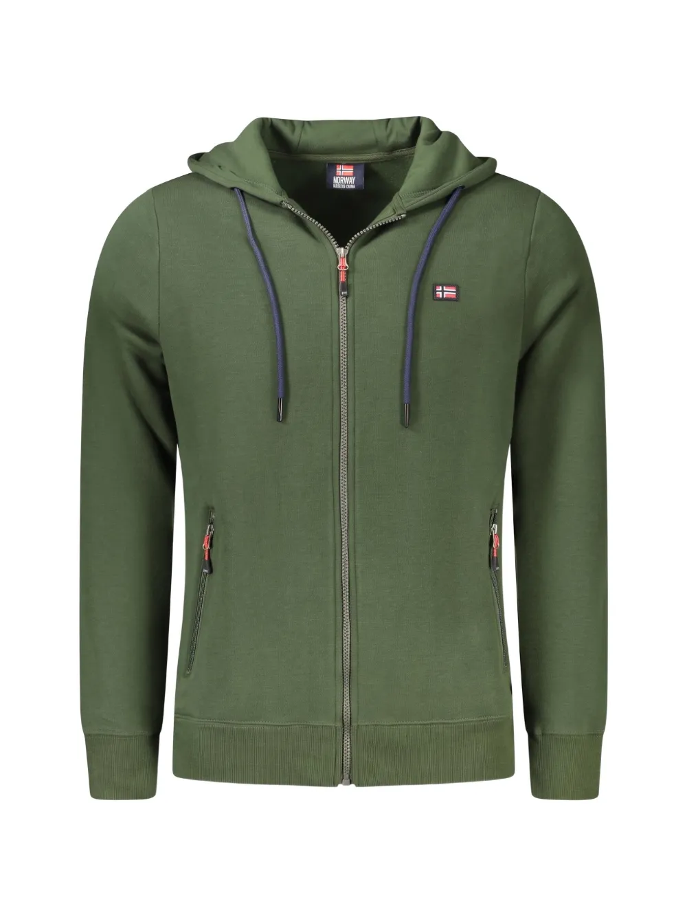 Norwegian Rain Felpa con cappuccio - Verde