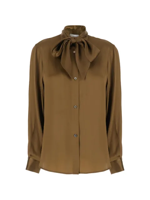 Grifoni bow-detail long-sleeve blouse