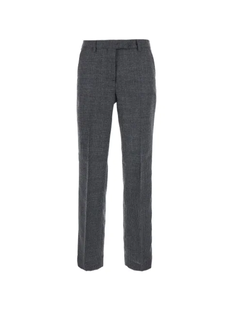 Grifoni houndstooth wool trousers