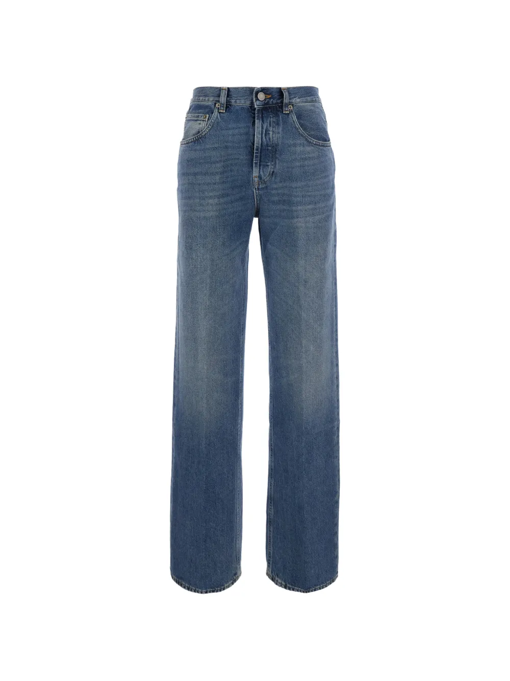 Grifoni Beryl faded straight-leg jeans - Blu