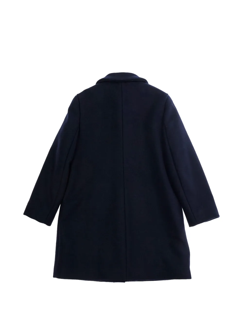 Il Gufo Peter Pan collar patch-pocket coat Blauw
