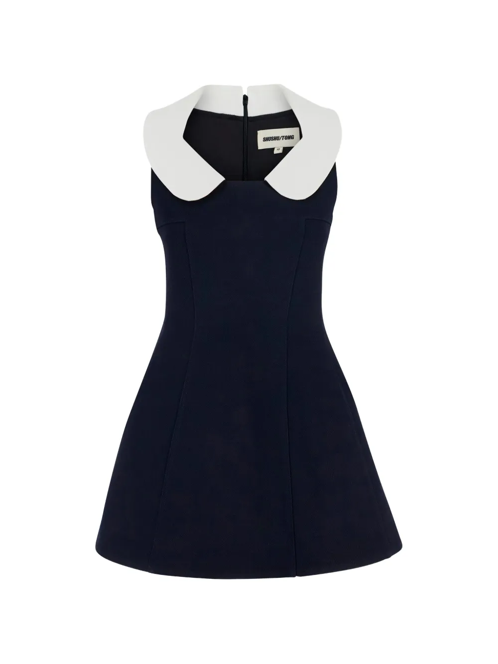 SHUSHU/TONG Peter Pan collar sleeveless mini dress