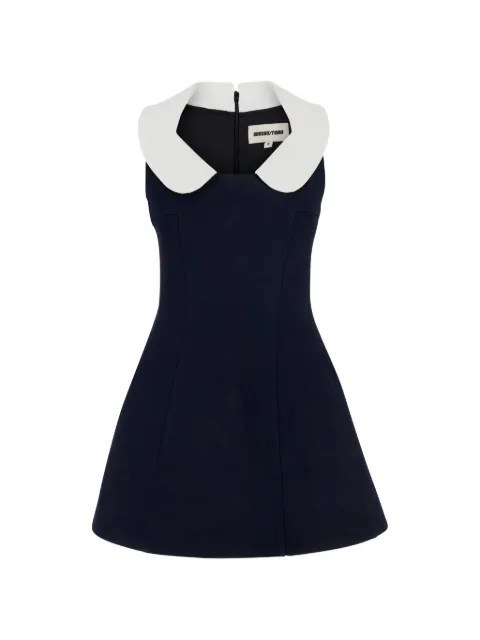 SHUSHU/TONG Peter Pan collar sleeveless mini dress