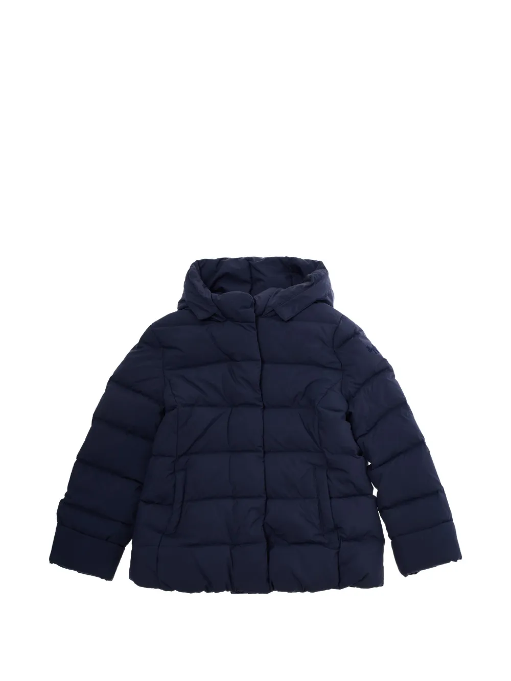 Il Gufo fur-trim quilted coat Blauw