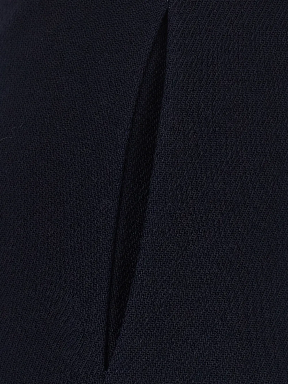 SHUSHU TONG bow-detail wool mini skirt Blauw