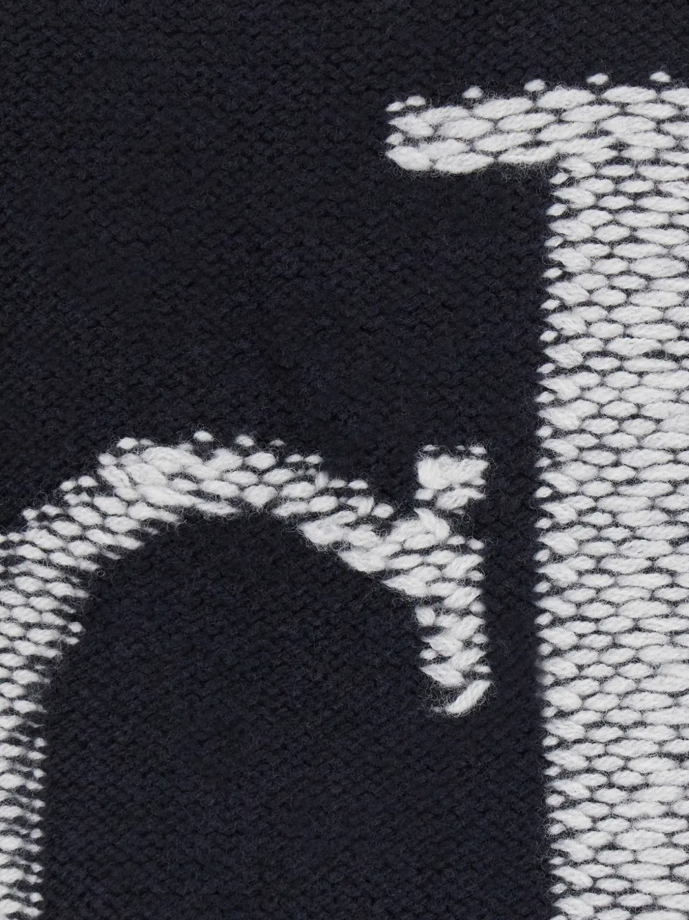 Calvin Klein logo-intarsia sweater Blauw