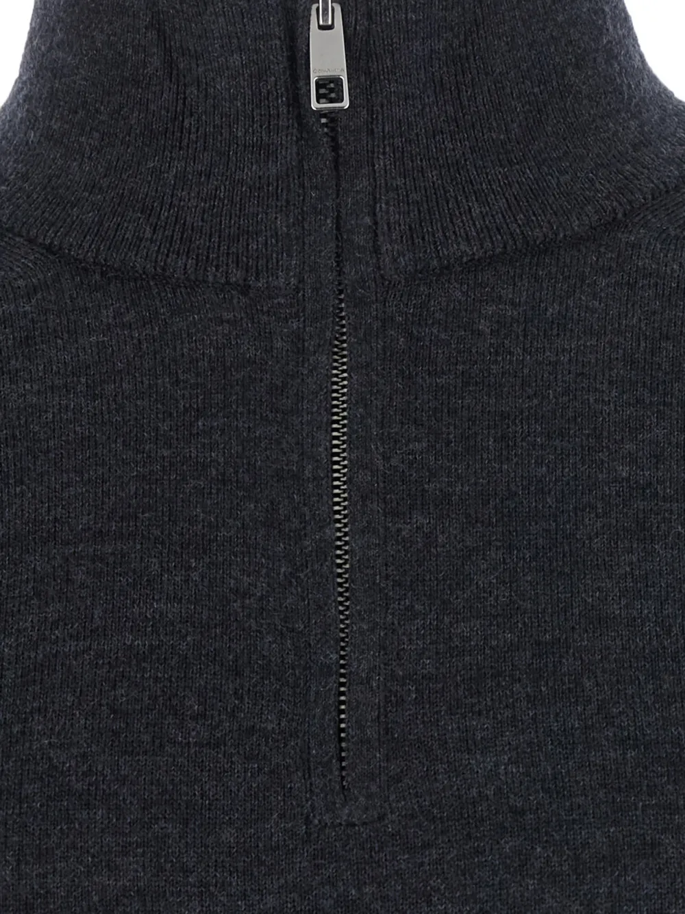 Calvin Klein Trui met halve rits Grijs