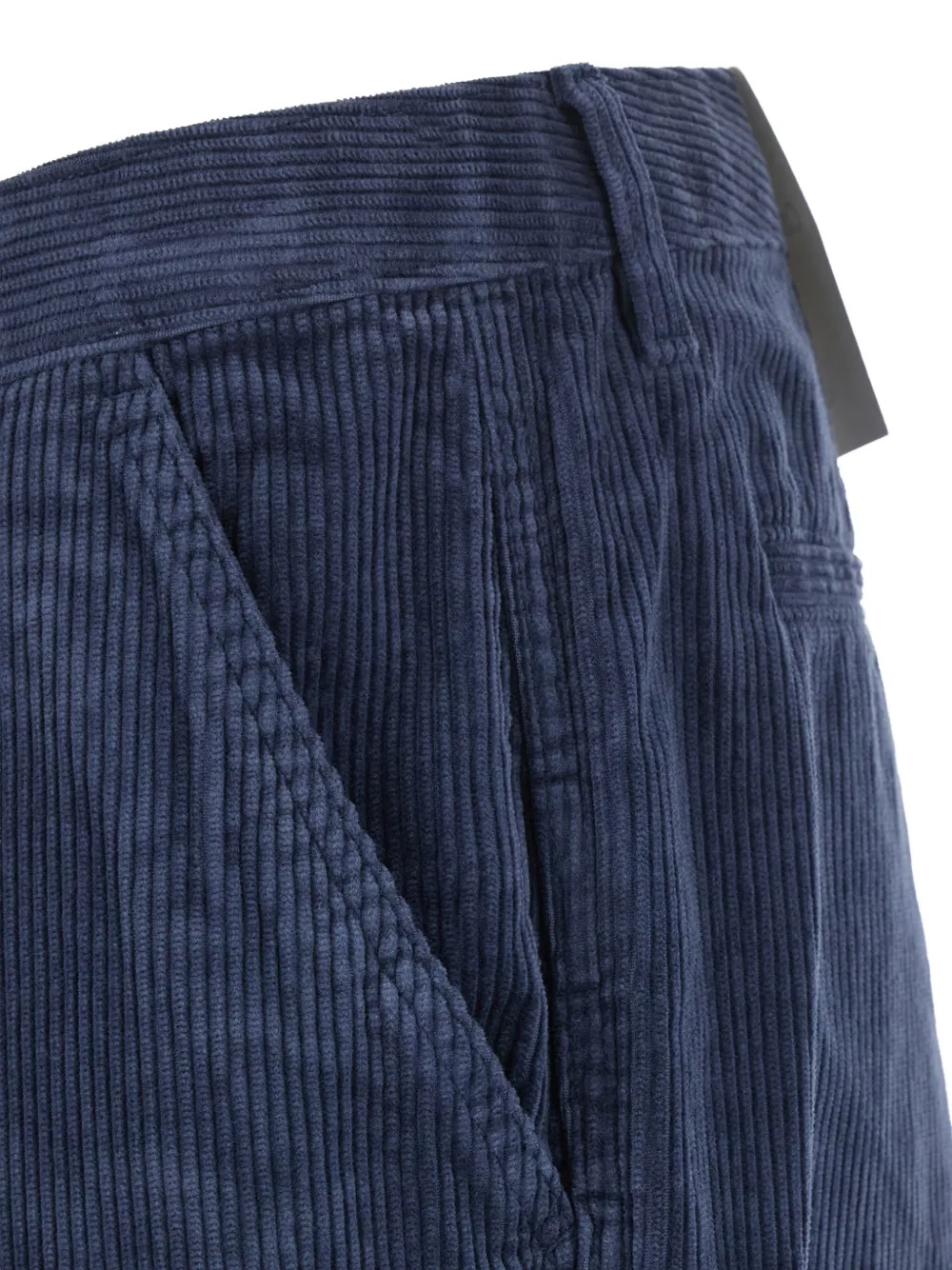 Calvin Klein straight-leg corduroy trousers Blauw