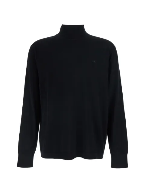 Calvin Klein mock-neck wool sweater