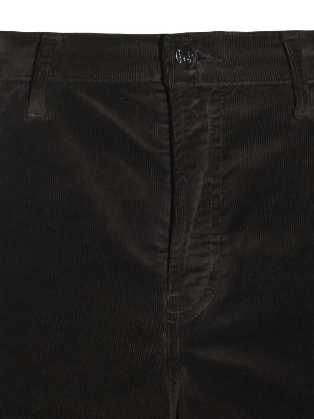 LOIS JEANS Ribfluwelen broek met wijde pijpen Bruin