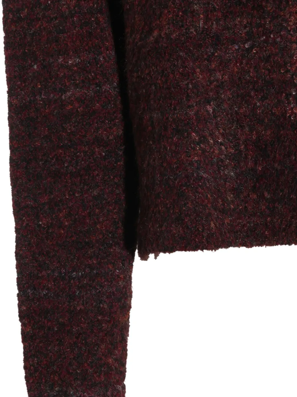 Daily Paper bouclé V-neck sweater Bruin