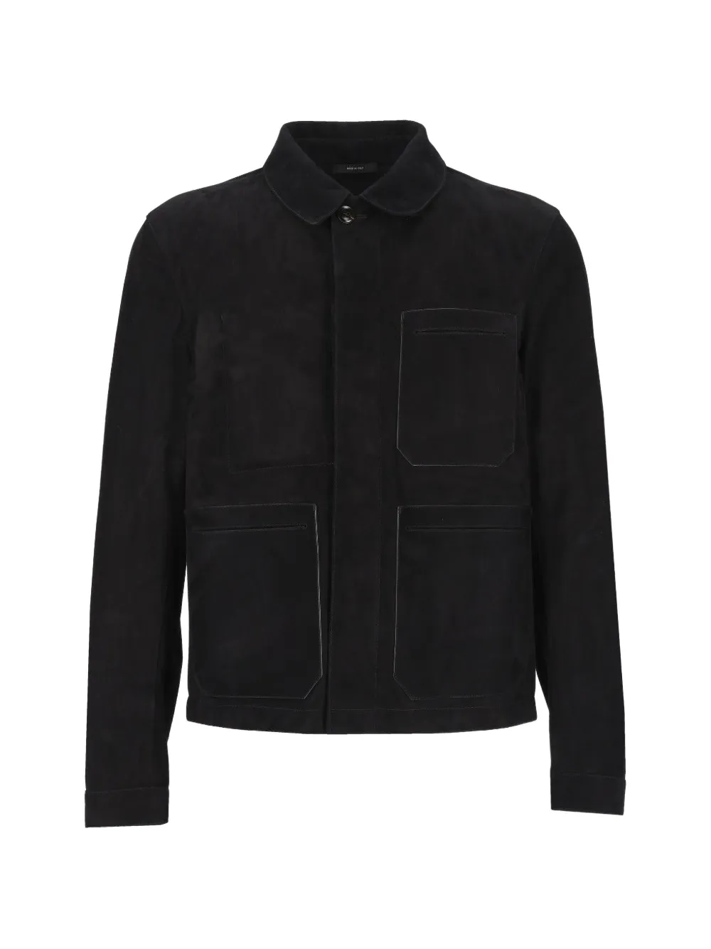 TOM FORD suede chore jacket - Nero