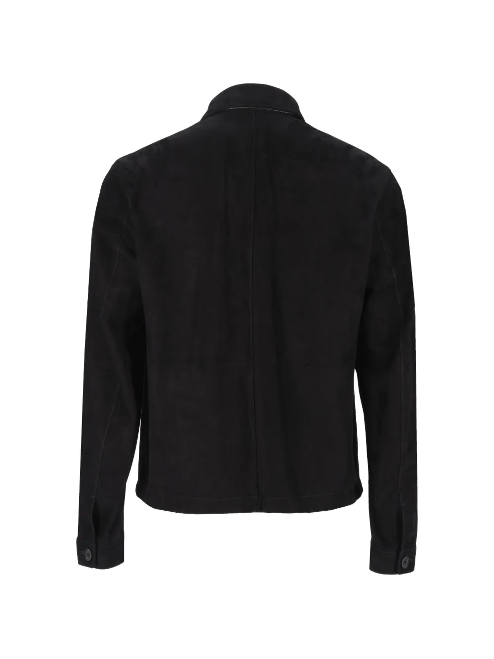 TOM FORD suede chore jacket Zwart