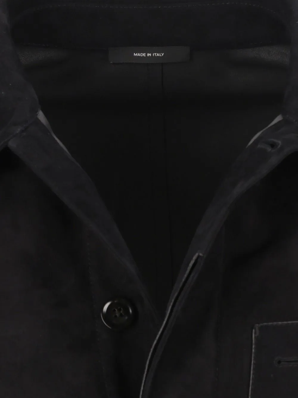 TOM FORD suede chore jacket Zwart