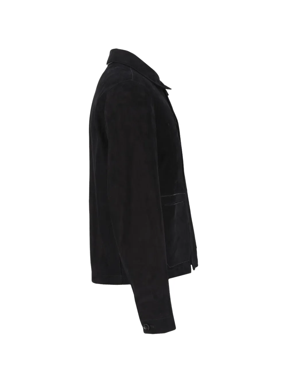 TOM FORD suede chore jacket Zwart