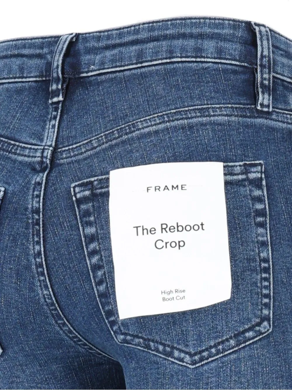 FRAME The Reboot cropped jeans Blauw