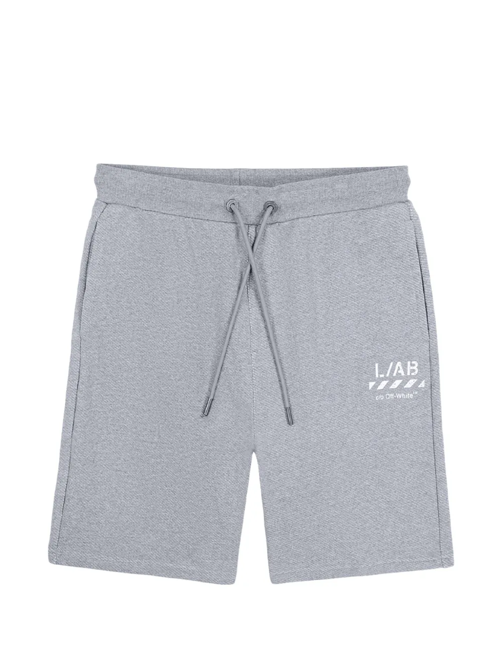 L/ab c/o Off-White Diag-print shorts