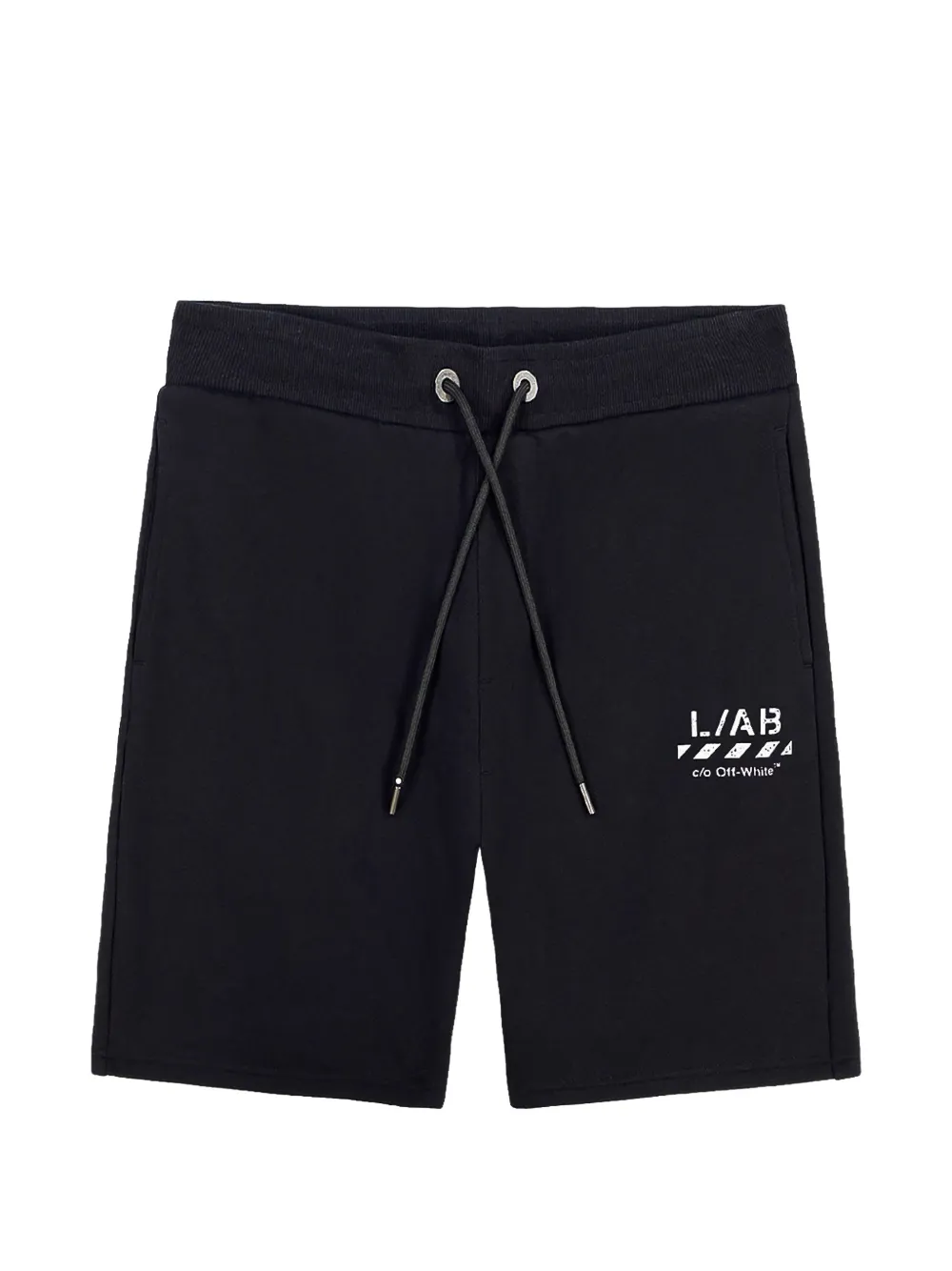 L/ab c/o Off-White Diag-print shorts