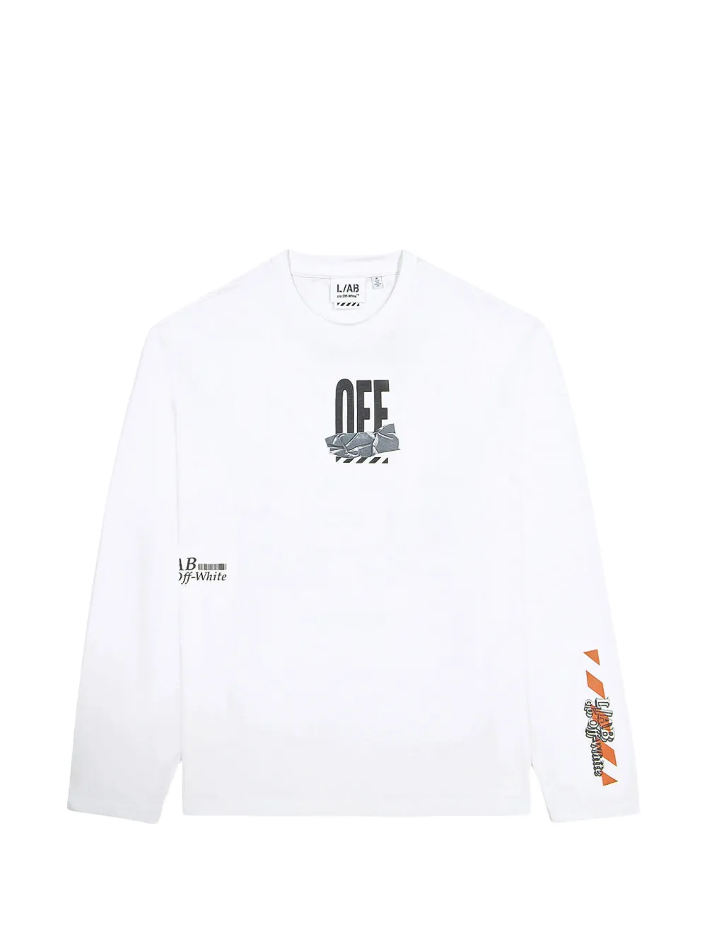 L/ab c/o Off-White Duct Tape long-sleeved T-shirt