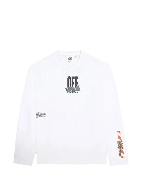 L/ab c/o Off-White Duct Tape long-sleeved T-shirt