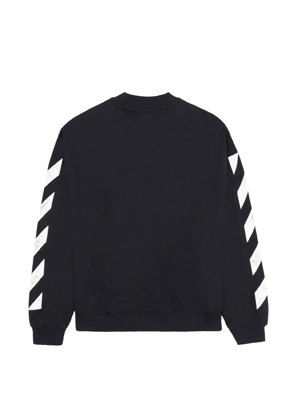 Off-White Trui met logo-print en Diagonal-patroon Zwart