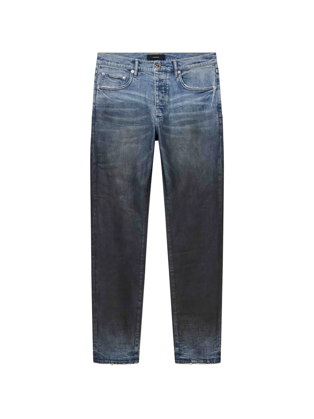 Purple Brand coated gradient jeans - Blu