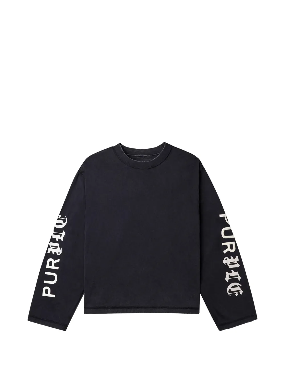Purple Brand logo-print sweatshirt