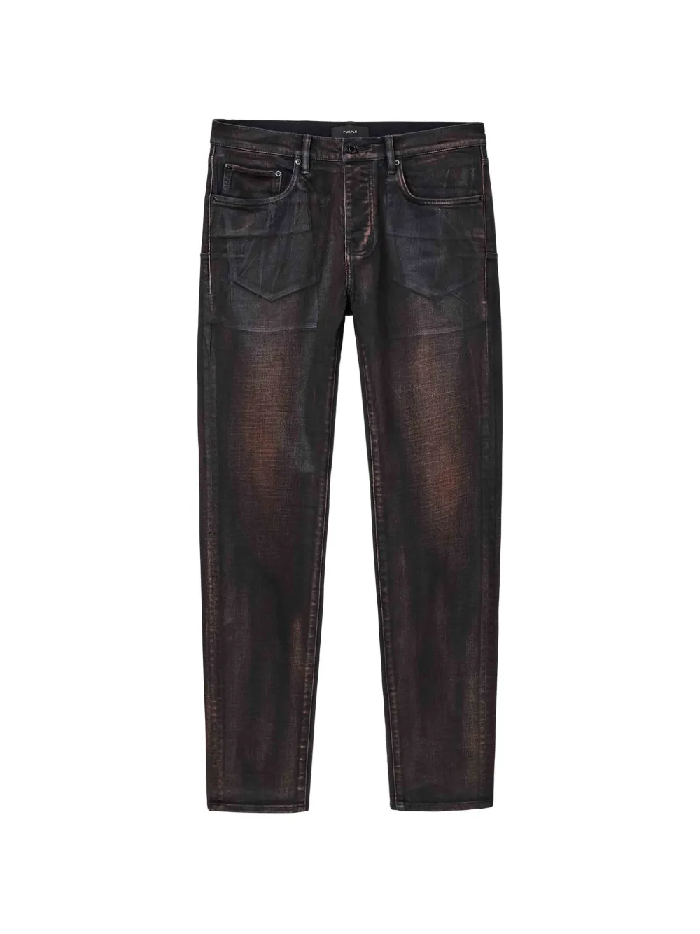 Purple Brand P001 ink-splatter jeans - Nero
