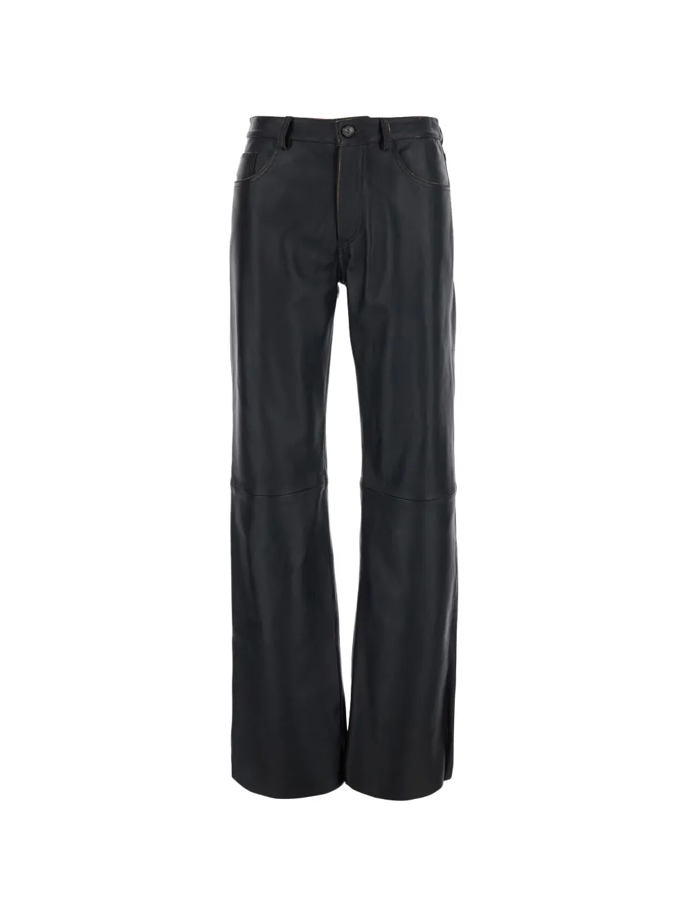 Grifoni wide-leg leather trousers
