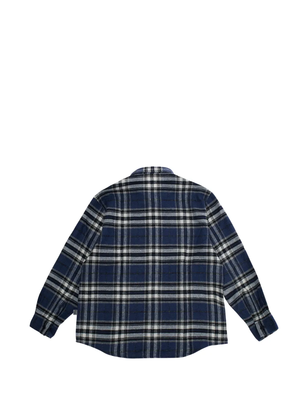 Il Gufo Geruit shirt Blauw